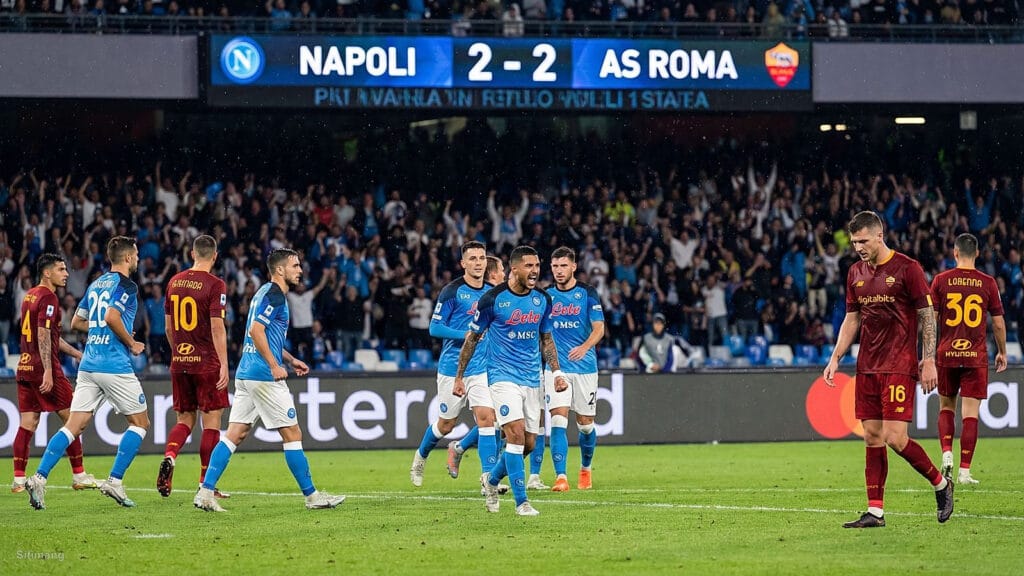 Ilustrasi Drama 4 Gol di Maradona: Napoli Nyaris Kalah dari Roma, Alisson Santos Jadi Penyelamat