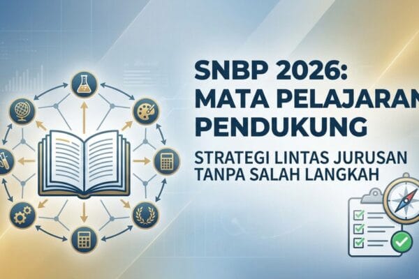 Mata Pelajaran Pendukung SNBP 2026: Strategi Lintas Jurusan Tanpa Salah Langkah