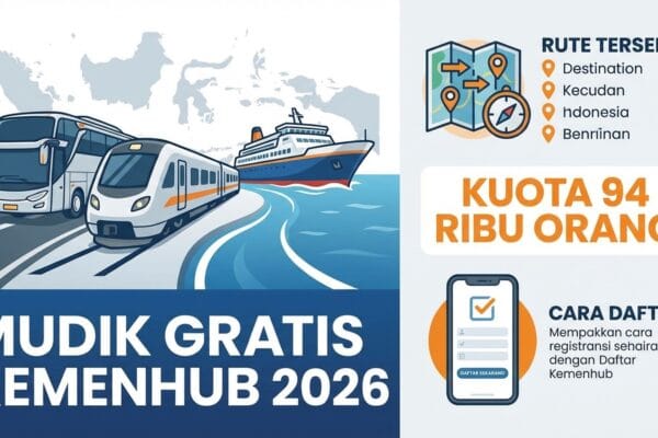 Mudik Gratis Kemenhub 2026: Kuota 94 Ribu Orang, Ini Rute dan Cara Daftarnya